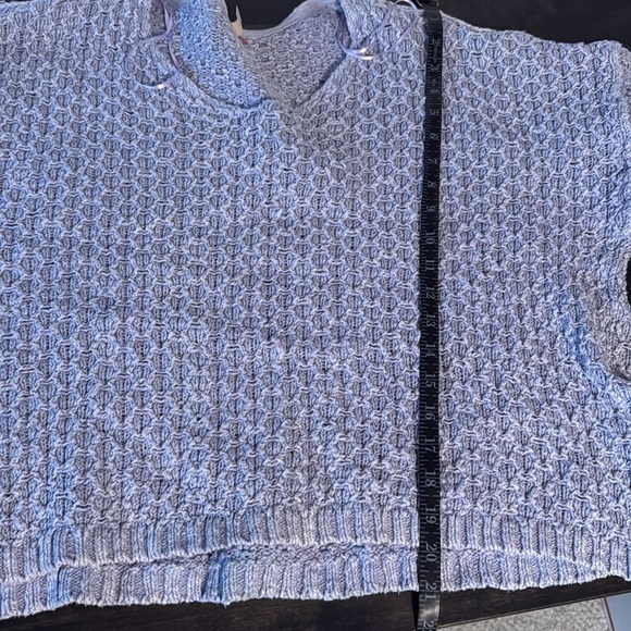 Pilcro Anthropologie Lavender Cotton Boxy Cropped Sweater Size XL - Picture 7 of 7
